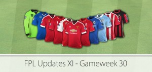 FPL Gameweek 30 Updates XI