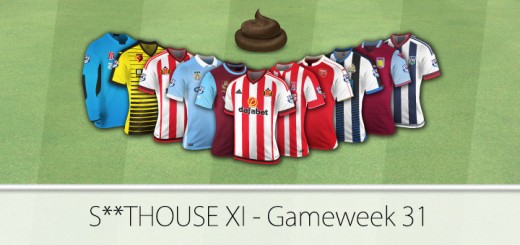 FPL Gameweek 31 Shithouse XI