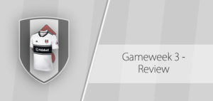 Gameweek 3 Review